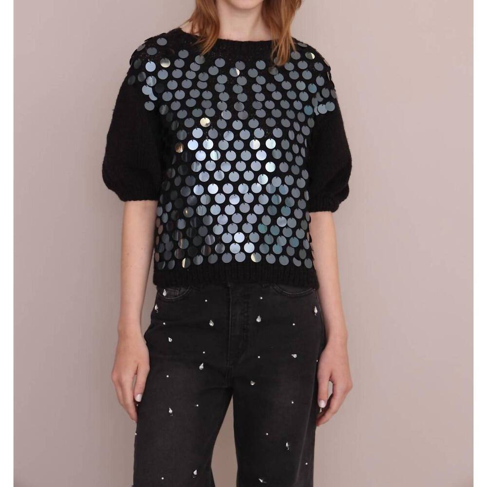 NEW VERO ALFIE lafayette sweater in black